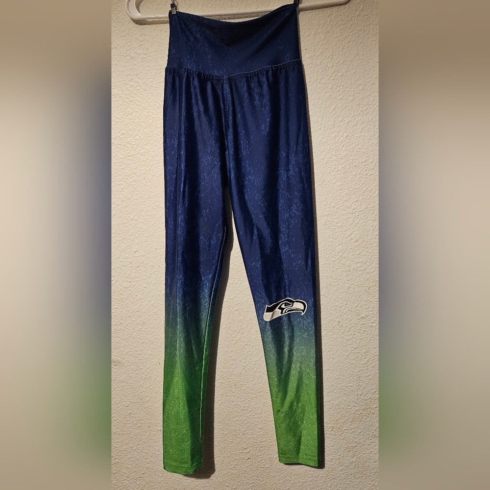 Blue and Green Leggings